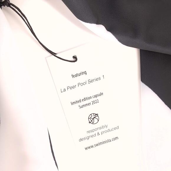 Swiminista x James Peter Henry Good Vibes Rashguard La Peer Black & White L NWT - Picture 8 of 15